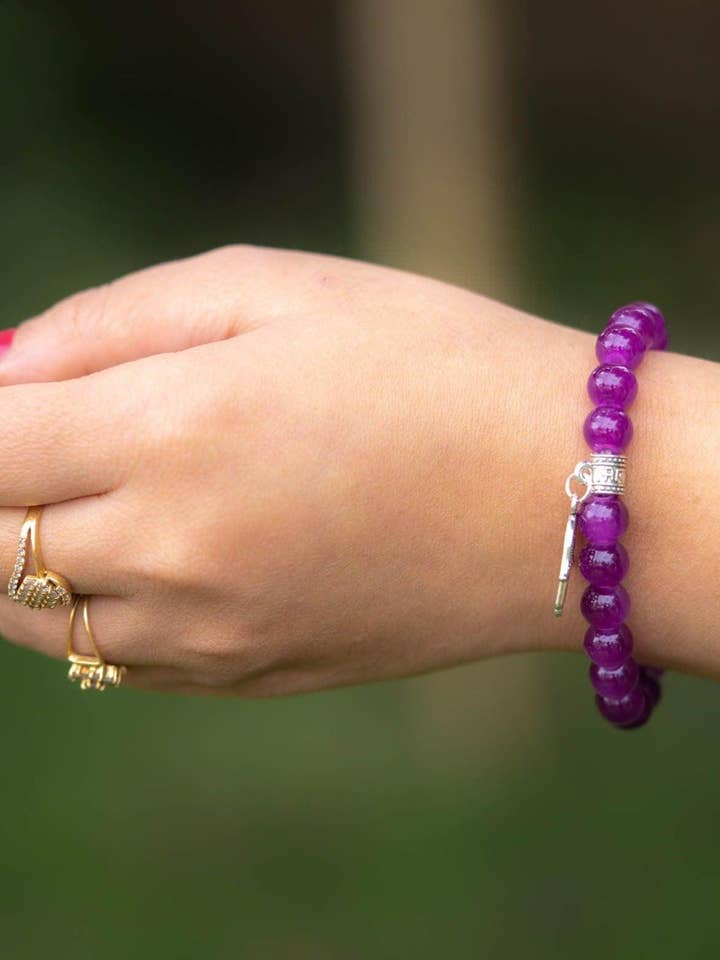 Pulseras de Amatista con Encanto para venta al por mayor de Himalayas Shop