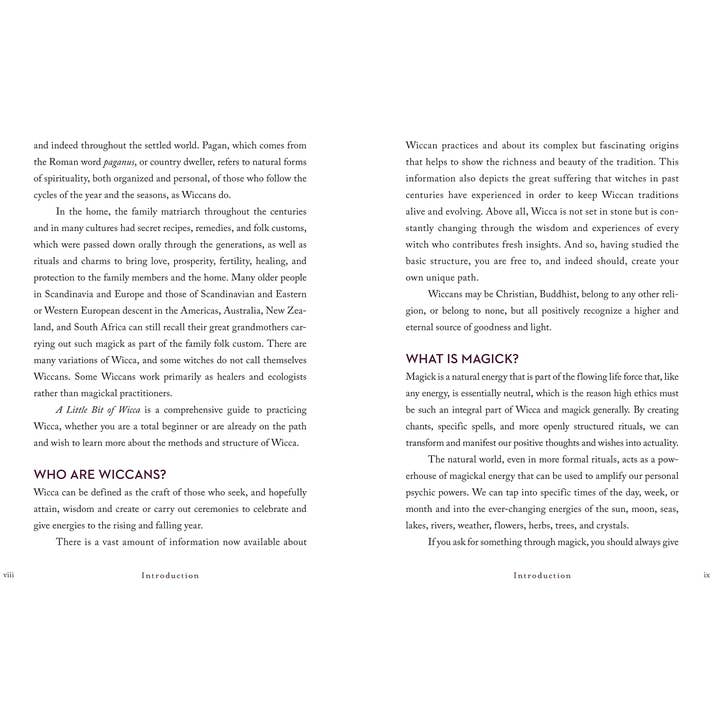 Union Square & Co. - Wholesale Book - Adult - A Little Bit of Wicca by Cassandra Eason