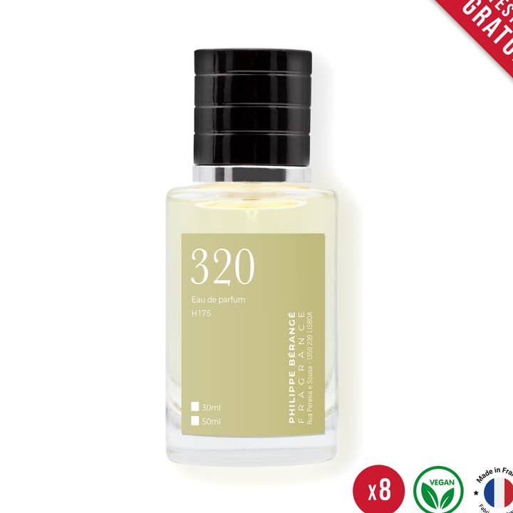 L'uomo ha ispirato il numero 320 maschile per la vendita all'ingrosso da parte di Parfums Philippe Bérangé
