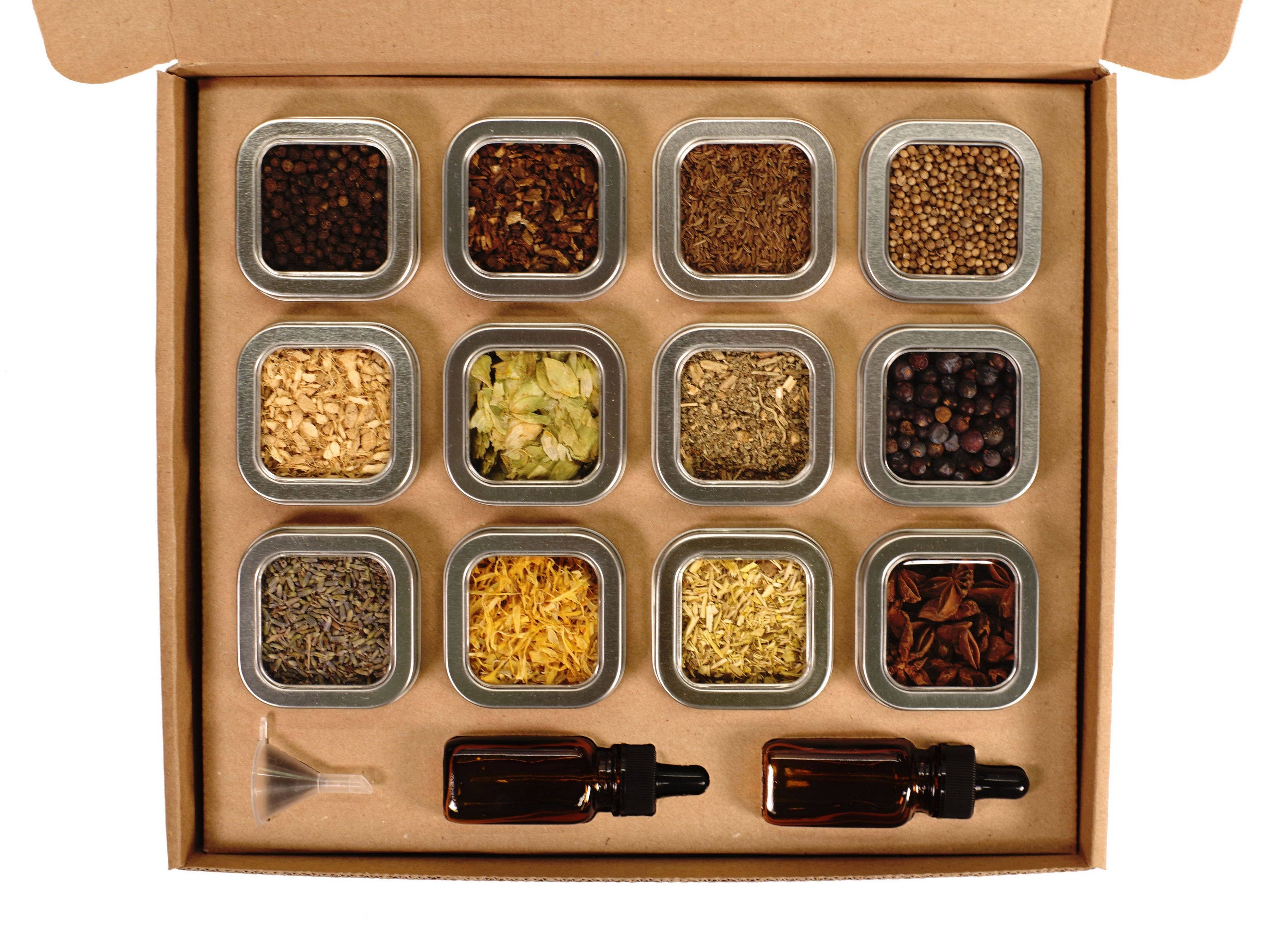 High Desert Botanicals - Wholesale DIY Drink Kit - Bitters Builder Kit #1 - Orange, Lemon, Grapefruit, Rhubarb2