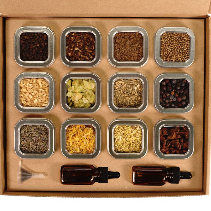 High Desert Botanicals - Wholesale DIY Drink Kit - Bitters Builder Kit #1 - Orange, Lemon, Grapefruit, Rhubarb2