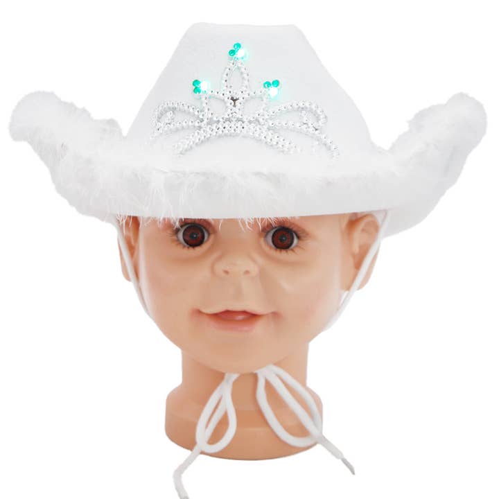 Cap Zone - Wholesale Cowboy Hat - Kids - Princess LED Light-Up Kids Cowboy Hat15