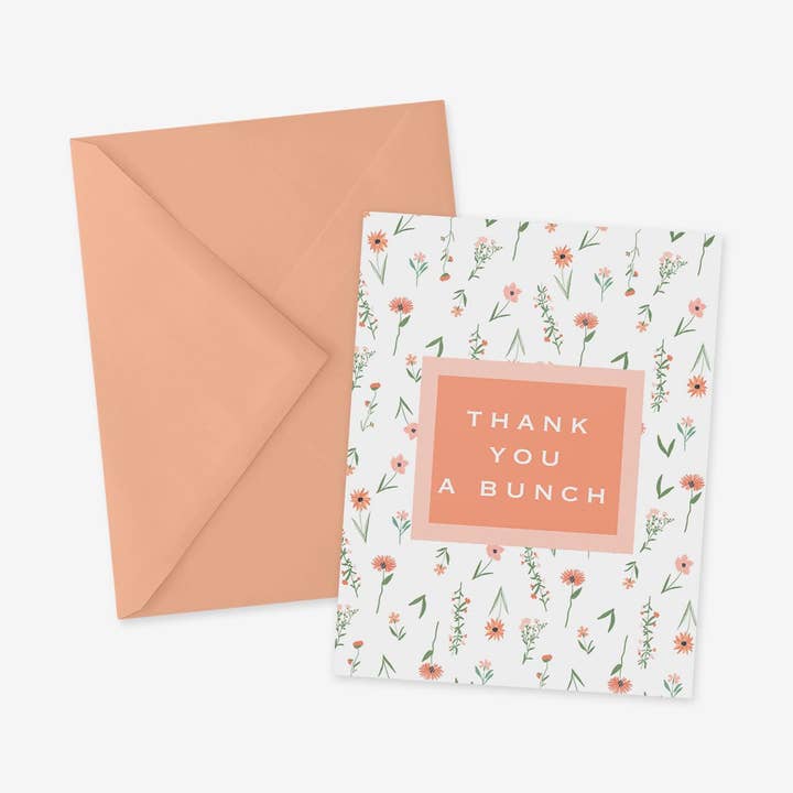 Thank You a Bunch Card for wholesale by The Goyave Paperie