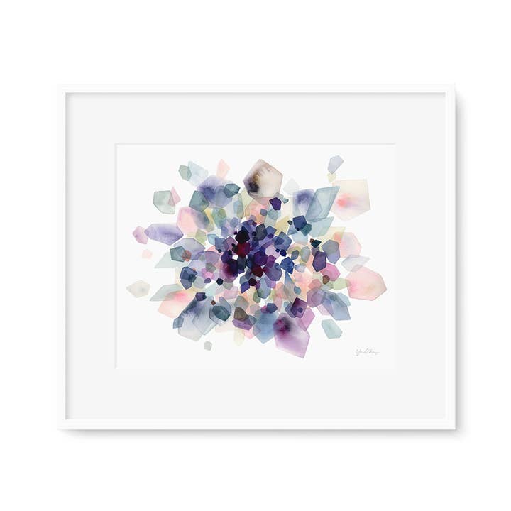 Nebula i Violet Art Print for engroshandel hos Yao Cheng Design