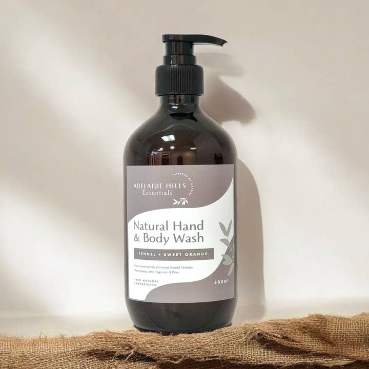 Hand & Body Wash - Fennel & Sweet Orange for wholesale by Adelaide Hills Essentials