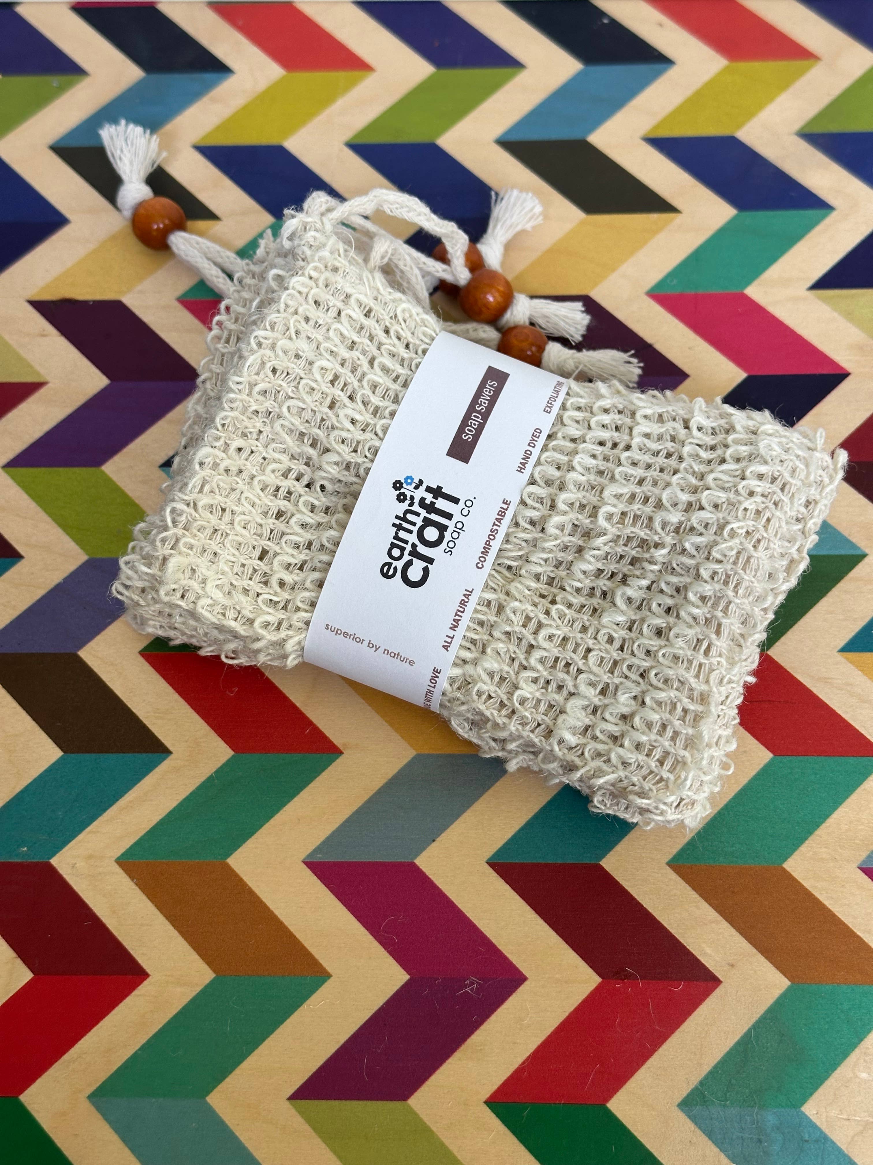 Earthcraft Home Co - Vente Pochette à savon - Sachets Écologiques pour Savon (Lot de 5)1