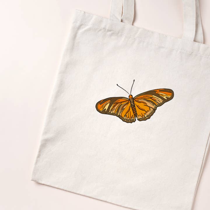 Butterfly Paint by Number Tote for wholesale by Green Stitches