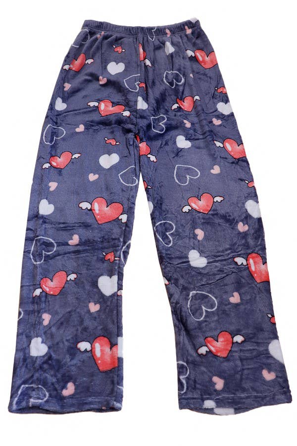 Cap Zone - Wholesale Sleepwear Bottom - Women's - Fuzzy Plush Lounge Pajama Pants10