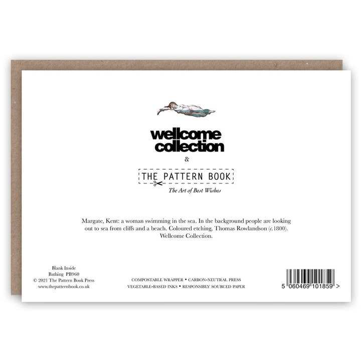 The Pattern Book - Wholesale Everyday greeting card - Bathing1