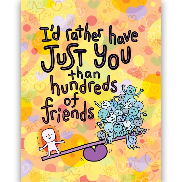 Chika Ando Illustration - Wholesale Love Card - Greeting Card - 100 Friends