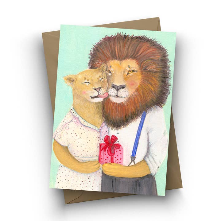 Cartão único “Ruthie & Hal” por atacado de Jahna Vashti