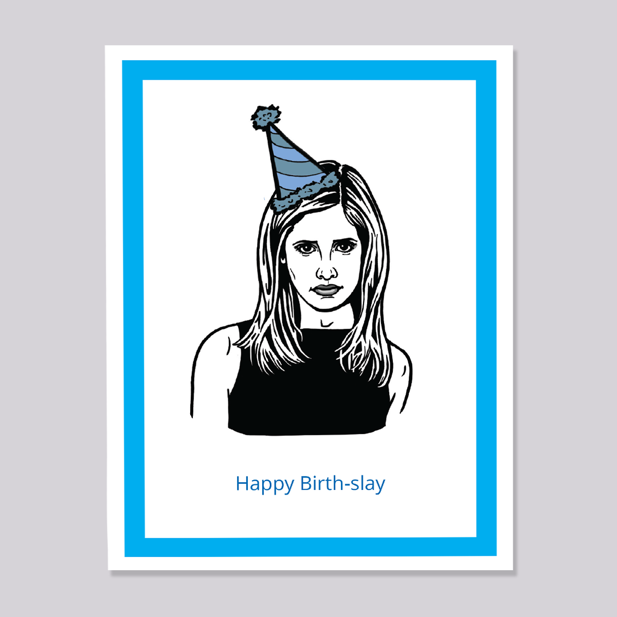 Design Corner - Wholesale Birthday Card - Buffy the Vampire Slayer Buffy Birth-slay card0
