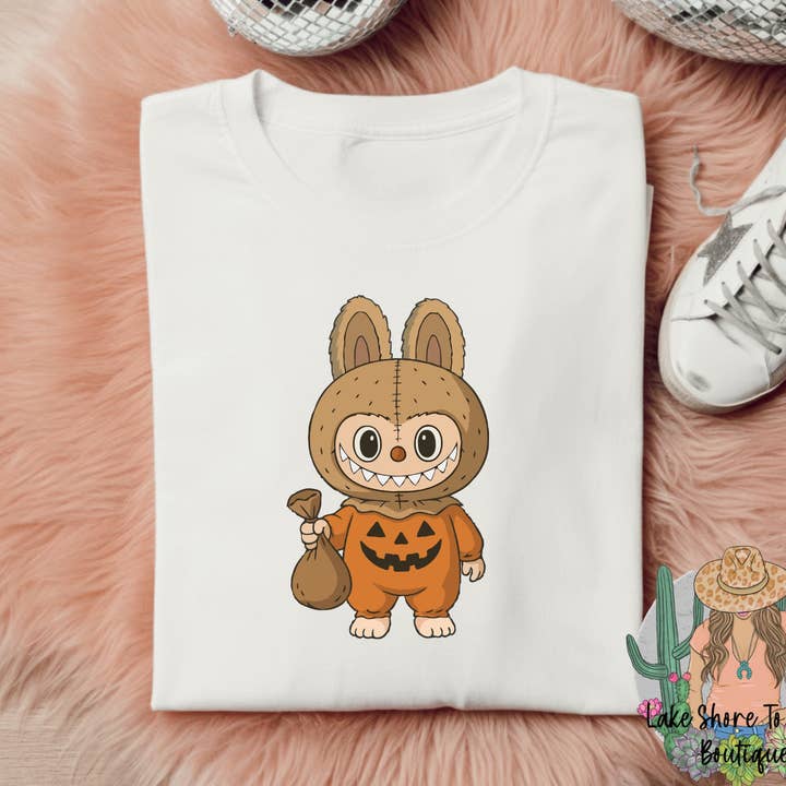 Horror dolls - Halloween tee - Labubu tee - trick or treat for wholesale by Lake Shore To Main