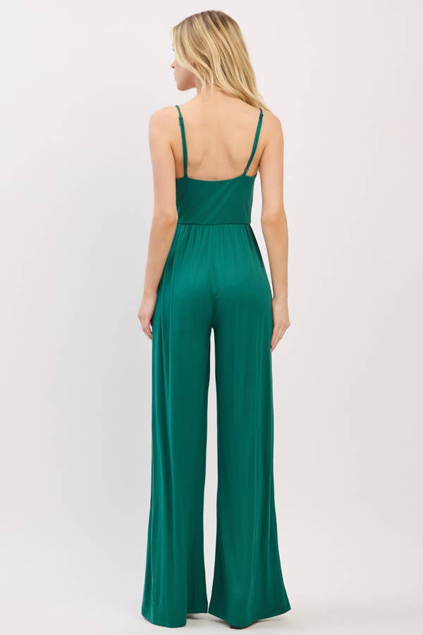 Heart & Hips - Wholesale Jumpsuit - Women's - JR56656 - TWISTED DETAIL PALAZZO SLIP JUMPSUIT12