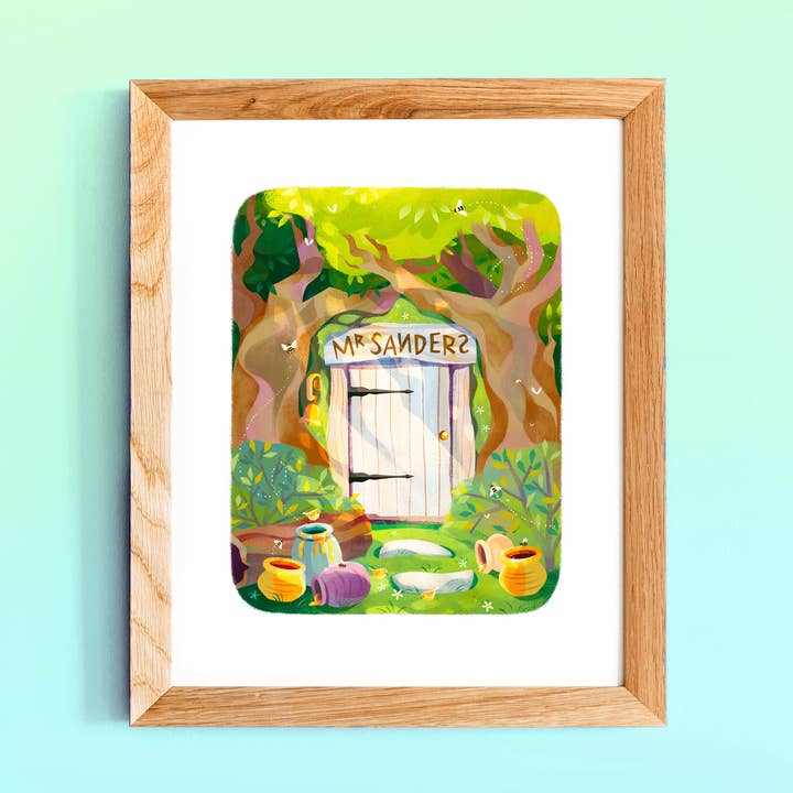 Pooh's Home Kunsttryk for engroshandel hos Joy Addict