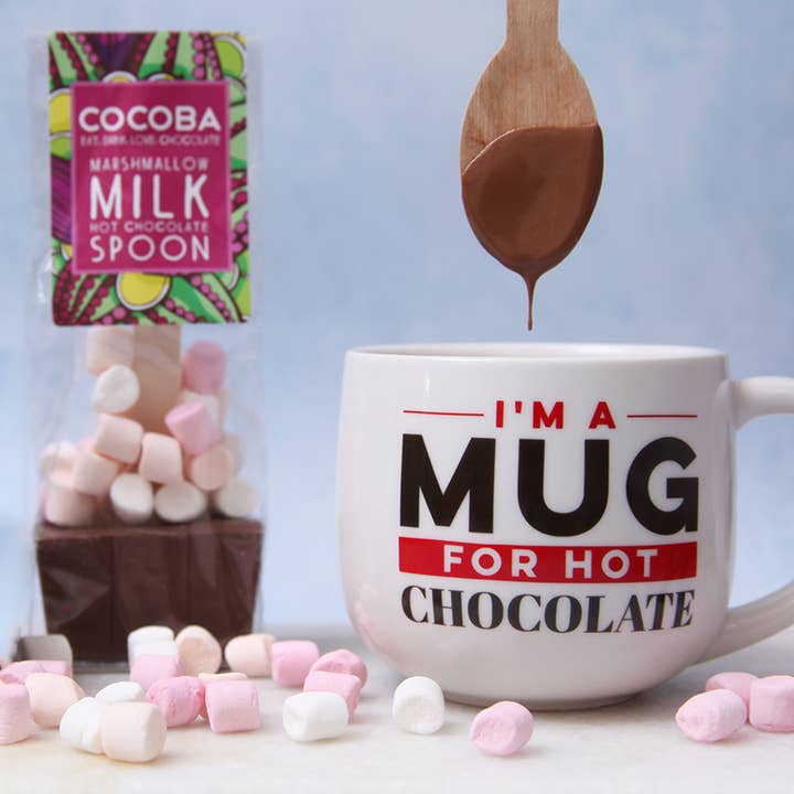 Cocoba - Wholesale Hot Cocoa Spoon - Marshmallow Milk Hot Chocolate Spoon