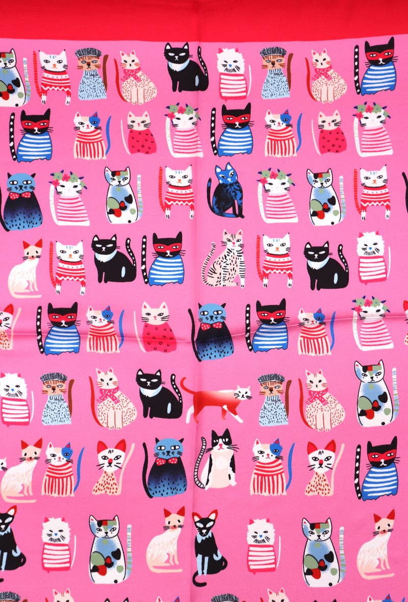 LIL' MOON - Wholesale Scarf - Women's - Square #SQ230027