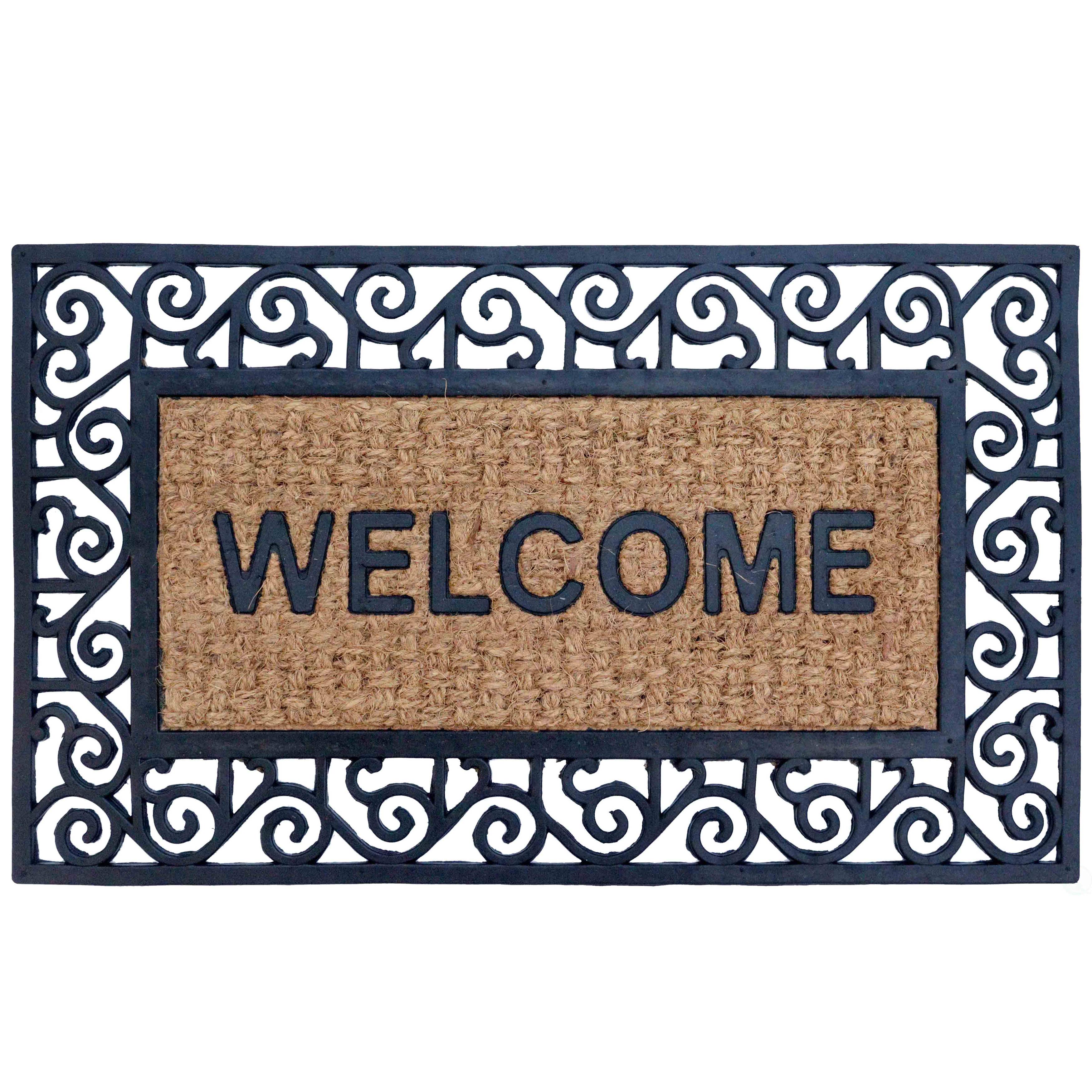 Quickway Imports – wholesale Door mat – Heavy Duty Coco Coir Doormat  18x30"11