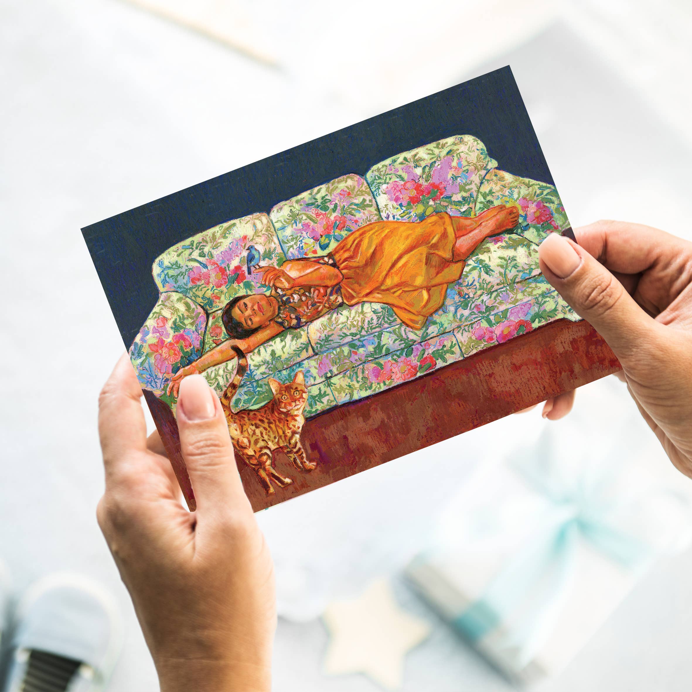 Atelier No.1 - Wholesale Postcard - Postcard, DIN A6, Woman, cat2