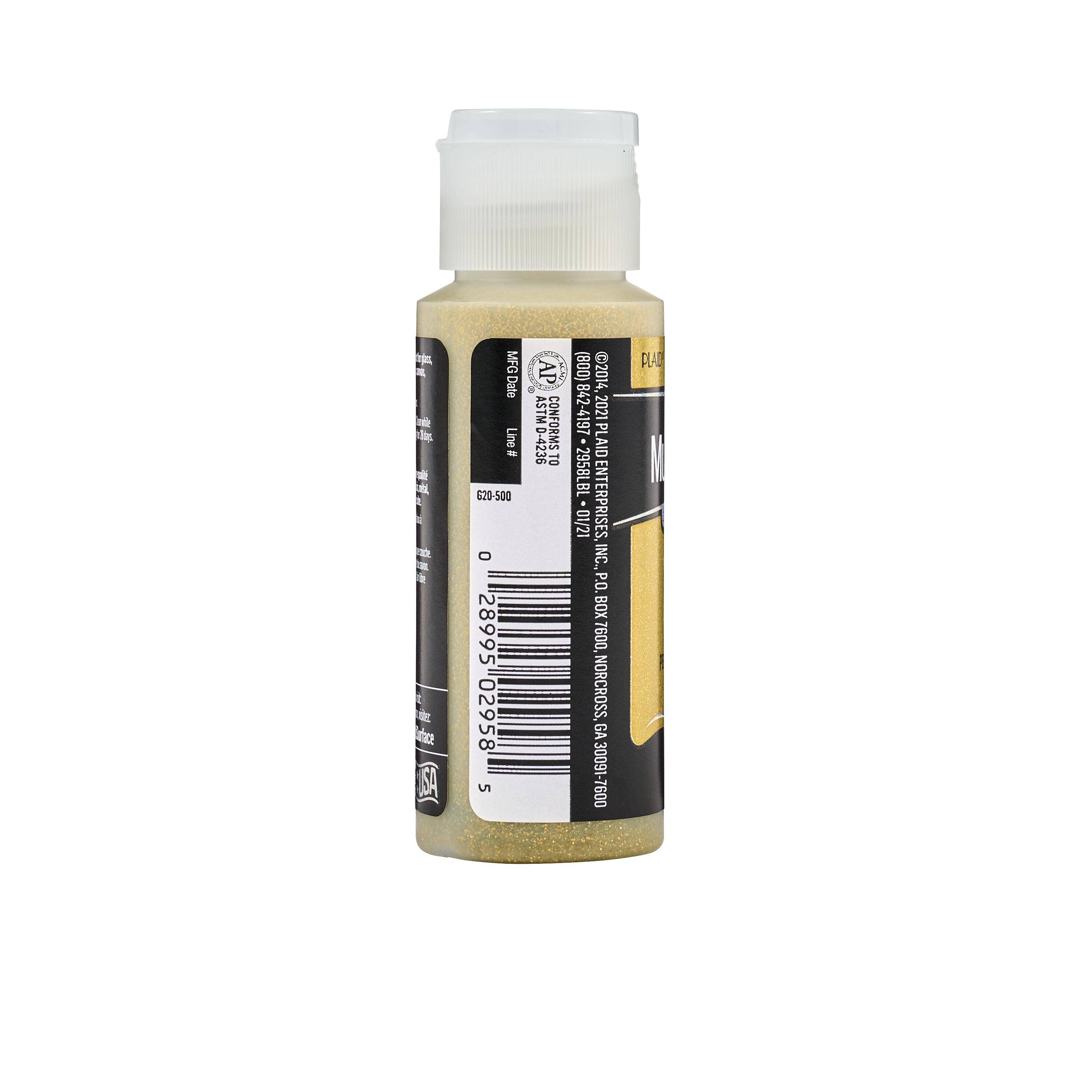 Plaid Crafts - Wholesale Acrylic Paint - FolkArt Multi-Surface Glitter Paint 2oz1