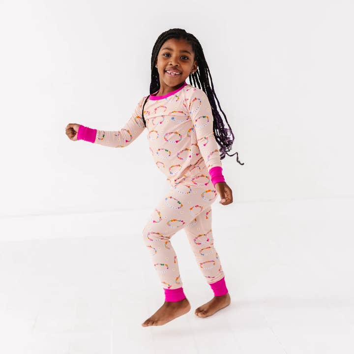Kiki + Lulu – wholesale Sleepwear set – Kids – In My Bestie Era Ribbed Toddler/Big Kid Pajamas4