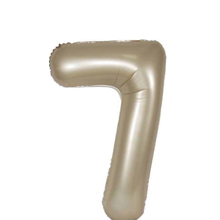 THE BALLOON HUB - Wholesale Balloon - DecoChamp Champagne Gold Foil Number Balloons (0 to 9) - 34 in.7