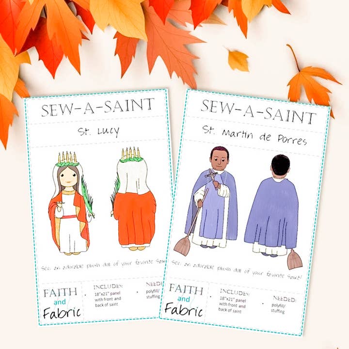 Faith and Fabric - Wholesale Craft Sewing Kit - Sew-a-Saint Female Christian Sewing Quilt Project for Kids6