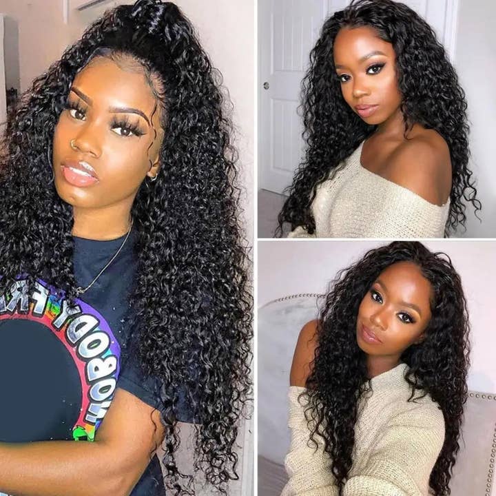 MK Smith's Shop - Venta al por mayor Extensiones para el pelo - Peluca Rizada Negra MKS 75CM