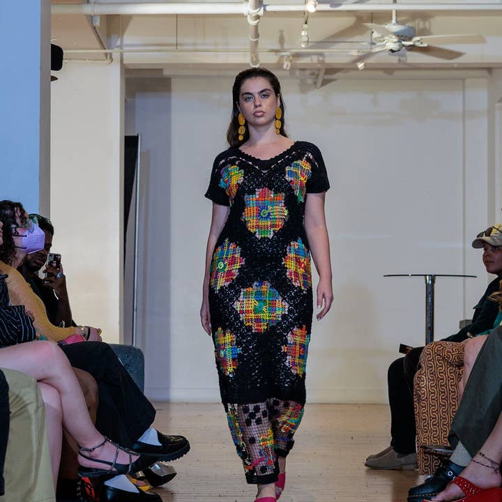 Maxi flowers, embroidery filé dress for wholesale by vireChic