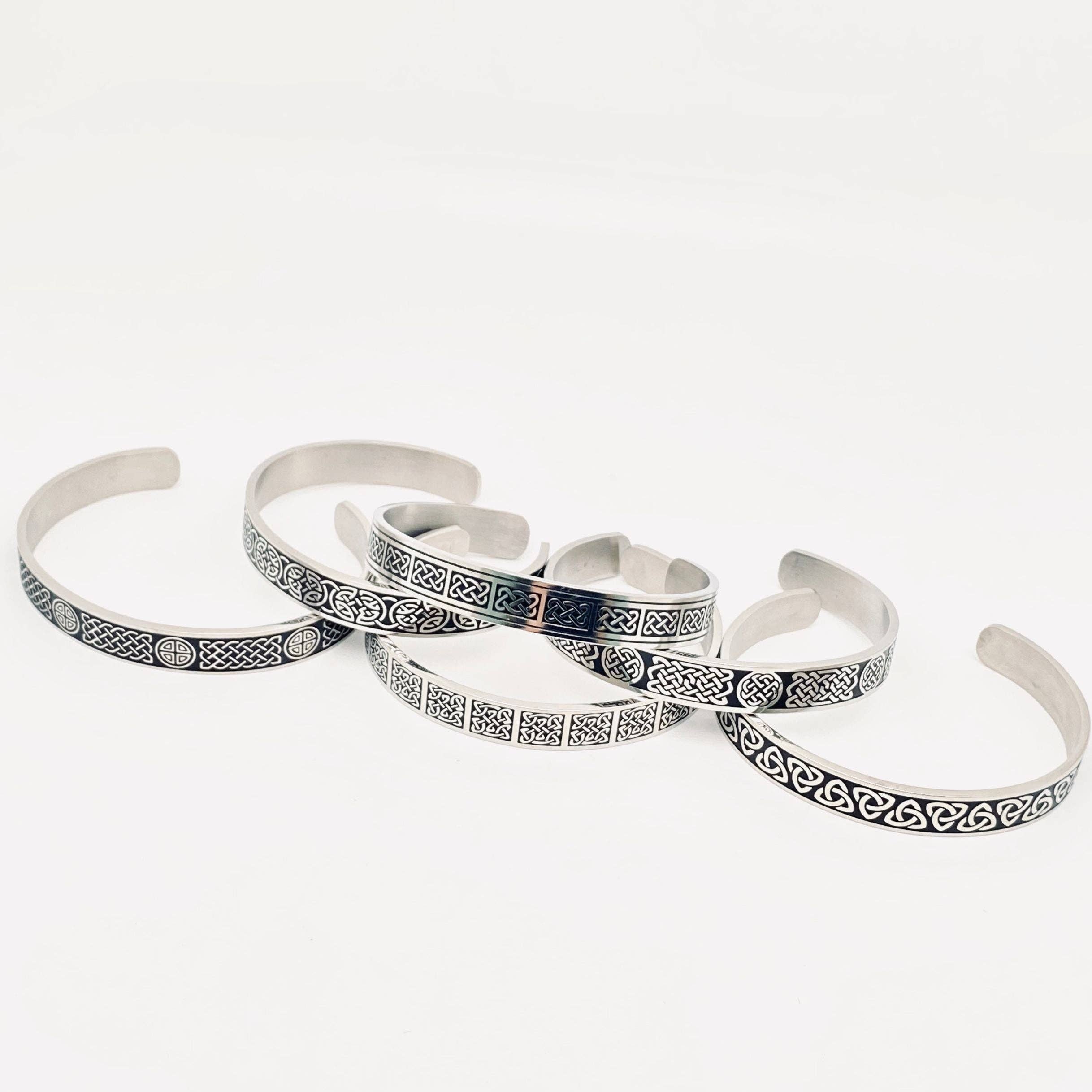 Mio Queena - Wholesale Cuff Bracelet - Multi-style Viking Series Stainless Steel Cuff - MJ/BC7