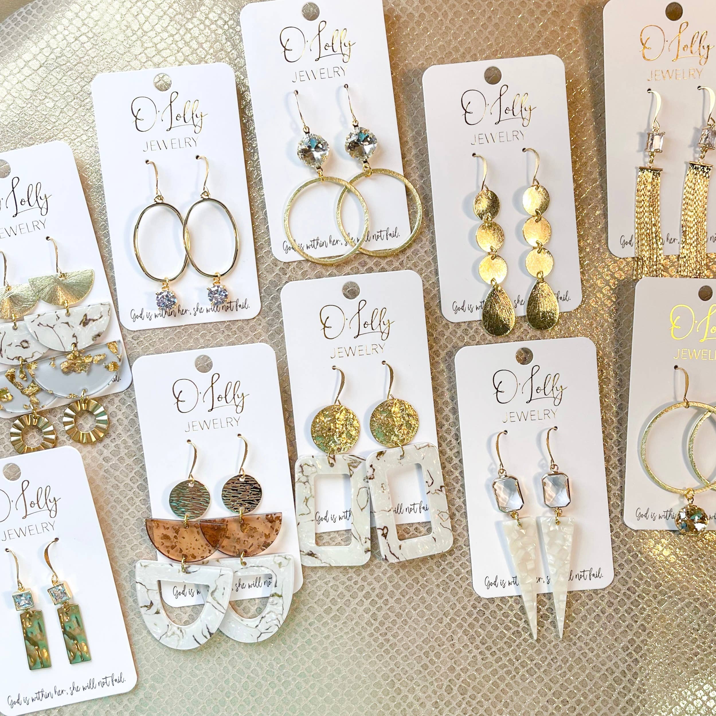 O’Lolly Jewelry - Wholesale Jewelry Set - O’Lolly Earrings SURPRISE Pack (10 pairs)1