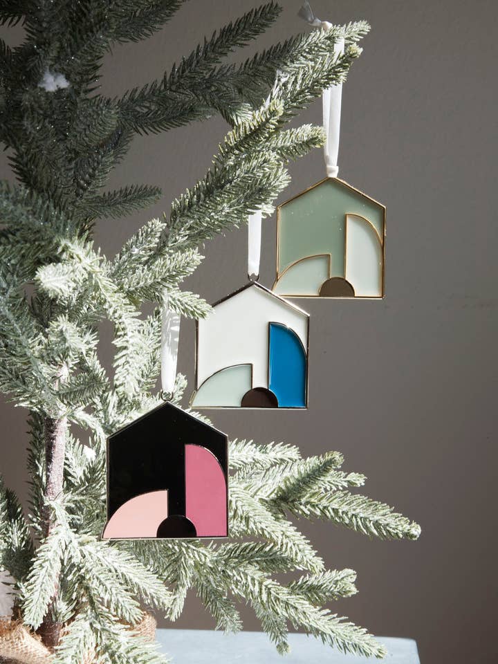 Szklo Modern Nativity Ornament© - Enamel or Translucent for wholesale by Szklo Glass