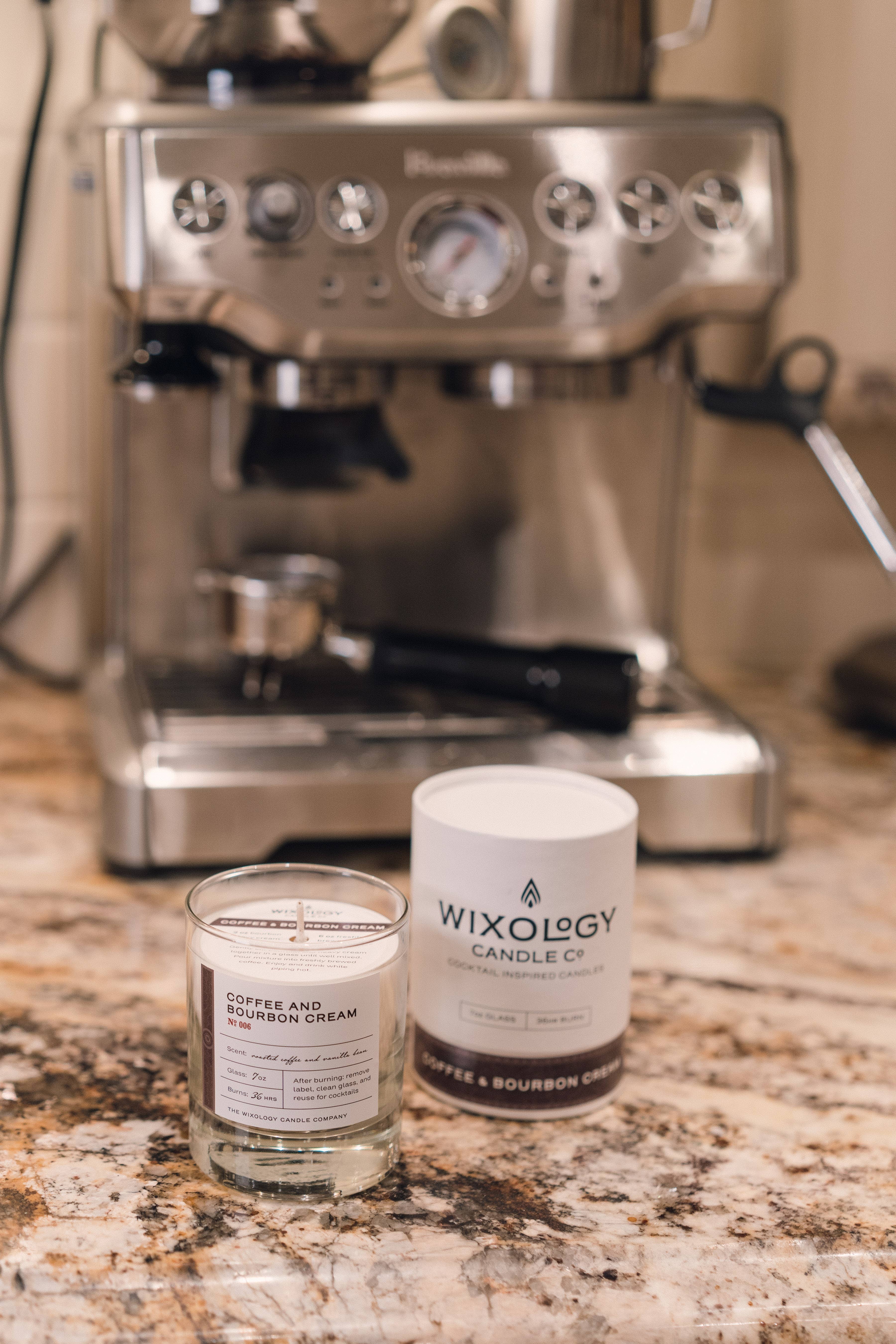 Wixology Candle Company - Wholesale Jar/Filled Candle - Coffee & Bourbon Cream Candle - Reusable 7oz Rocks Glass5