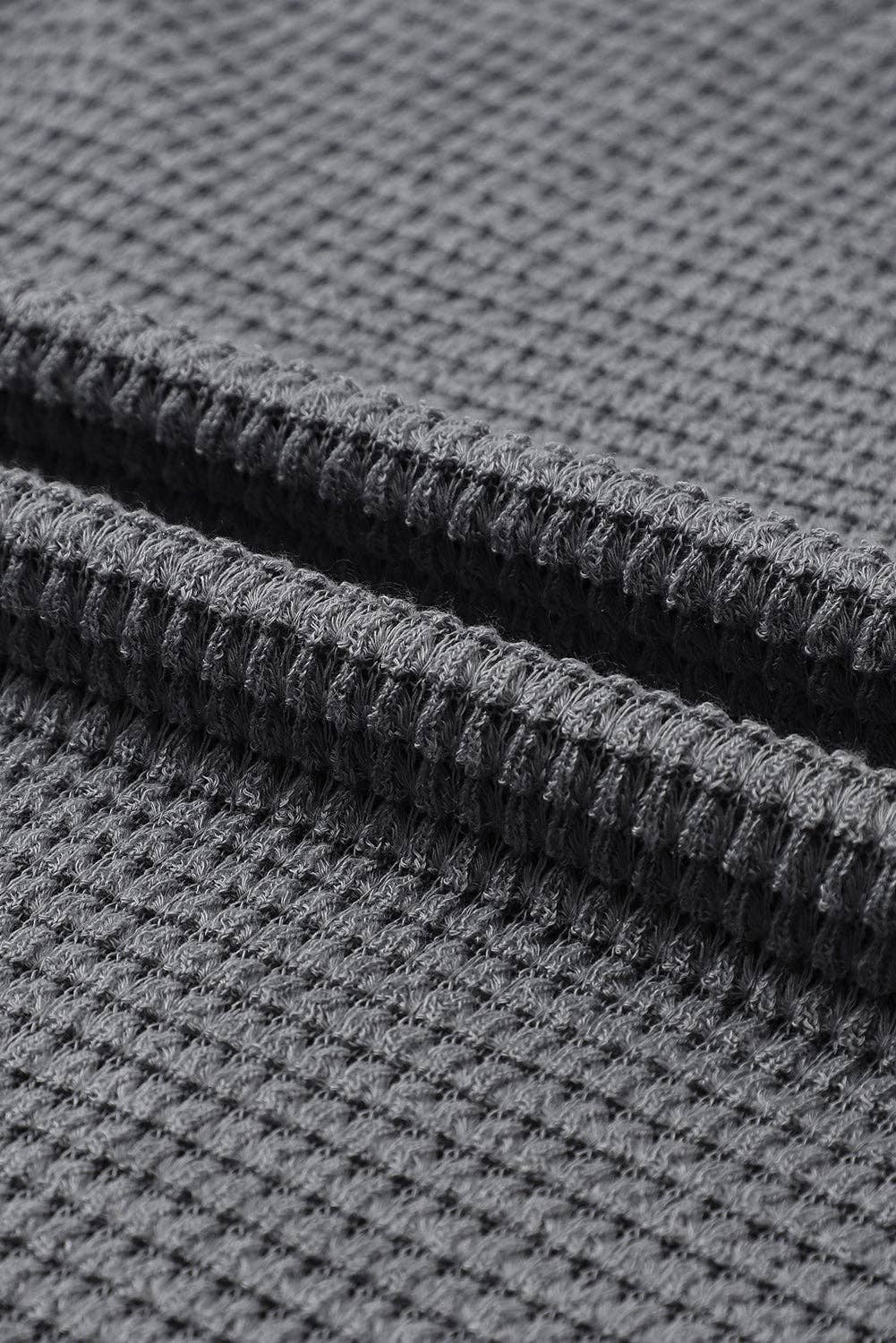 Lovesoft - Venta al por mayor Túnica - Mujer - Top extragrande de punto gofrado con aberturas altas12