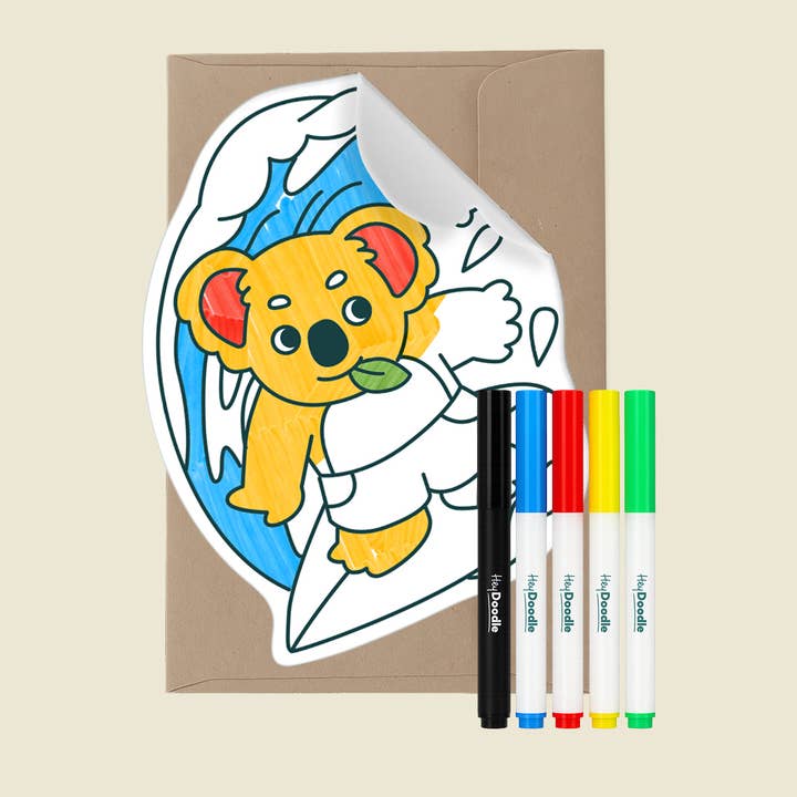 Robbie el Koala - Tarjeta de Felicitación para Siempre para venta al por mayor de HeyDoodle