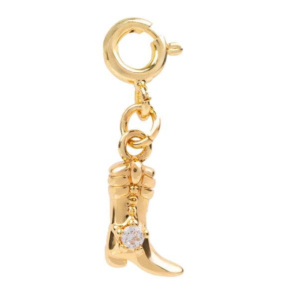 COWGIRL BOOT CHARM for wholesale by Charmed By The Crowns