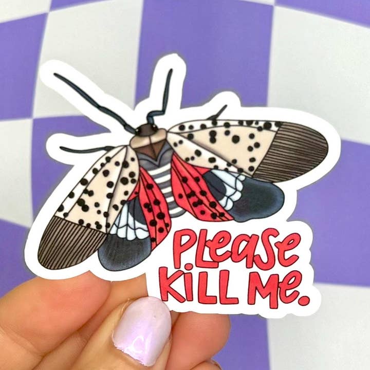 Lanternfly Sticker for wholesale by Ordinary Joy Studio