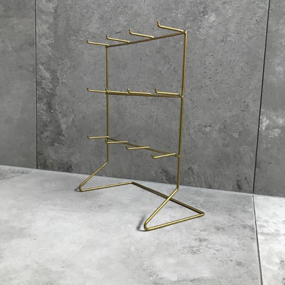 Gold Metal Counter Top Stand for wholesale by Josie Joan's