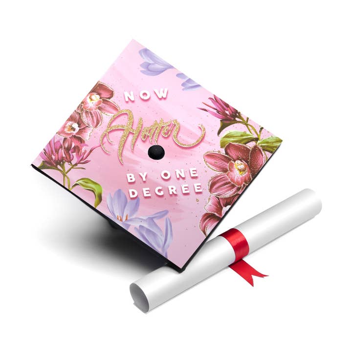 Afstudeerpet en topperdecoratie met kunstdruk voor wholesale door Once Upon A Time