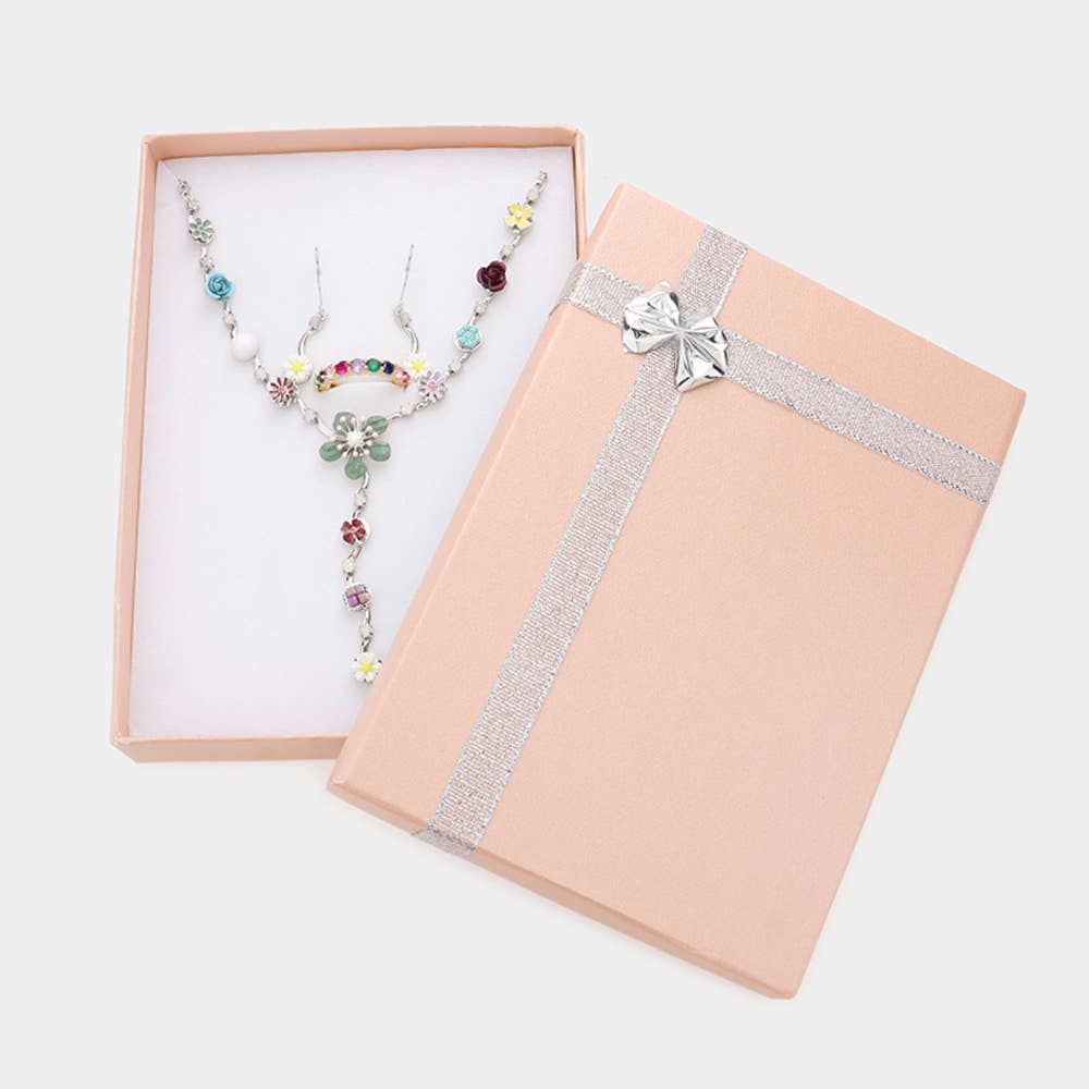 Sensibling Corp. - Wholesale Gift Box - 6PCS - Simple Bow Deco Rectangle Gift Boxes4