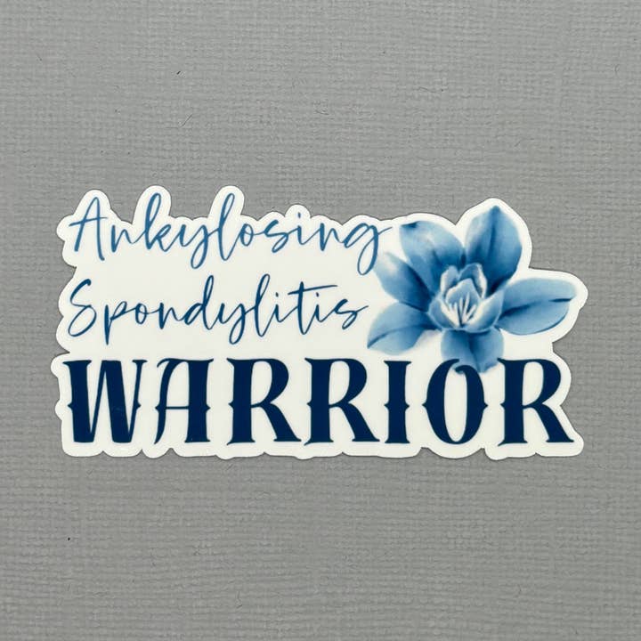 Made with Monday - Wholesale Sticker - Ankylosing Spondylitis Warrior Flower Sticker0
