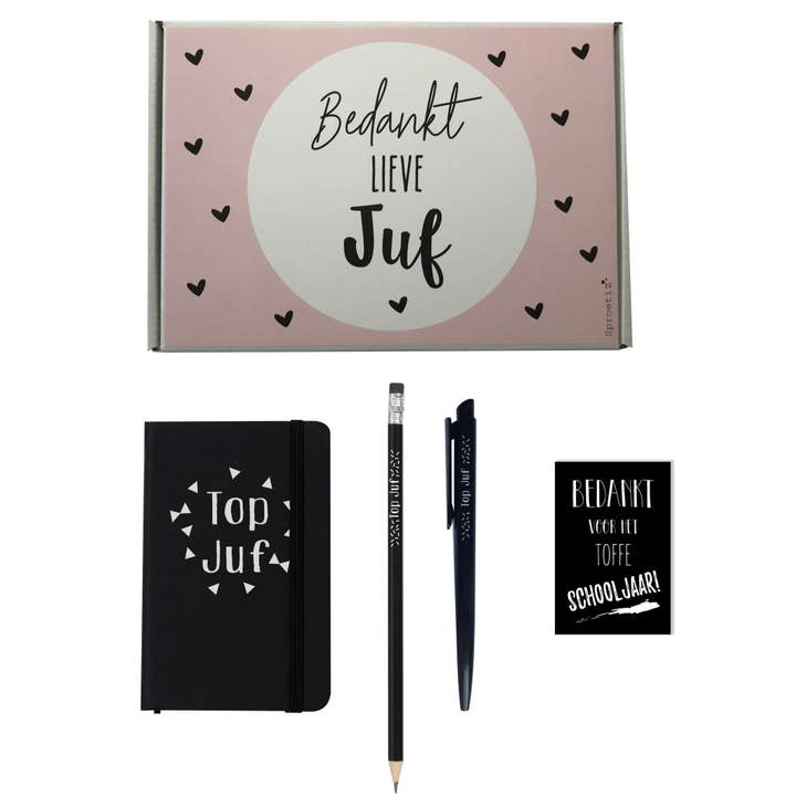 Gavepakke Lærer Sort - Tak Lærer for engroshandel hos Sproetiz