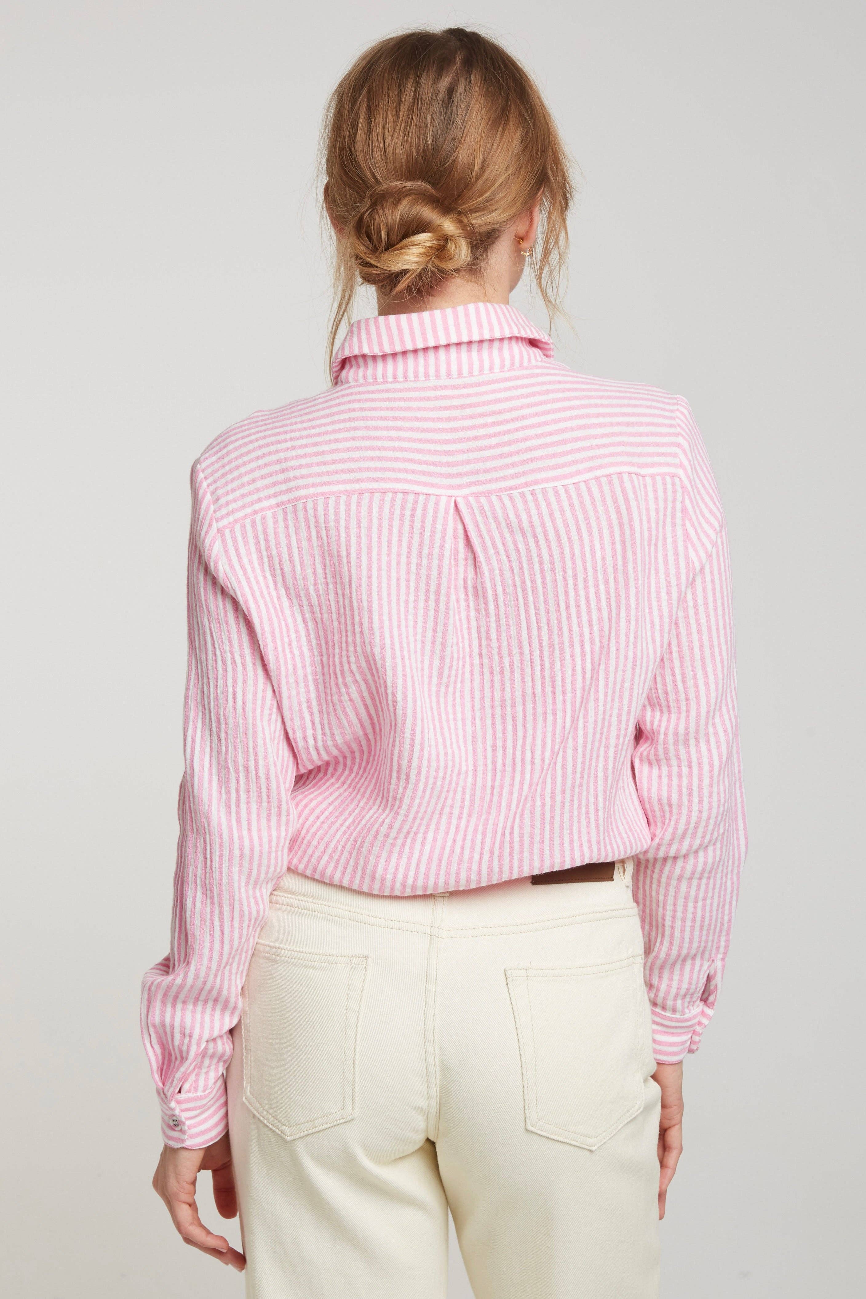 Andy & Lucy – Engroshandel Skjorte - Dame – HEATHER - stribet bomuldsgaze-skjorte6