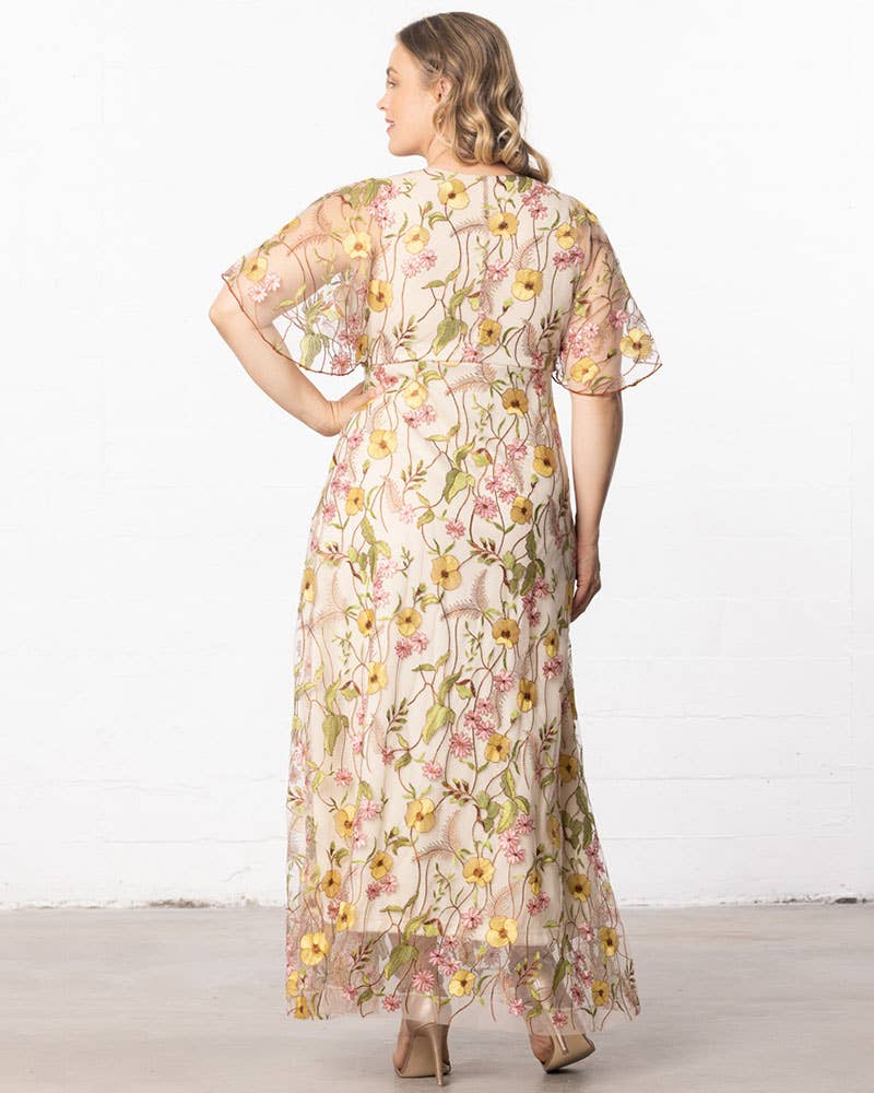 Kiyonna – wholesale Gown – Women's – Embroidered Elegance Evening Gown - Plus Size12