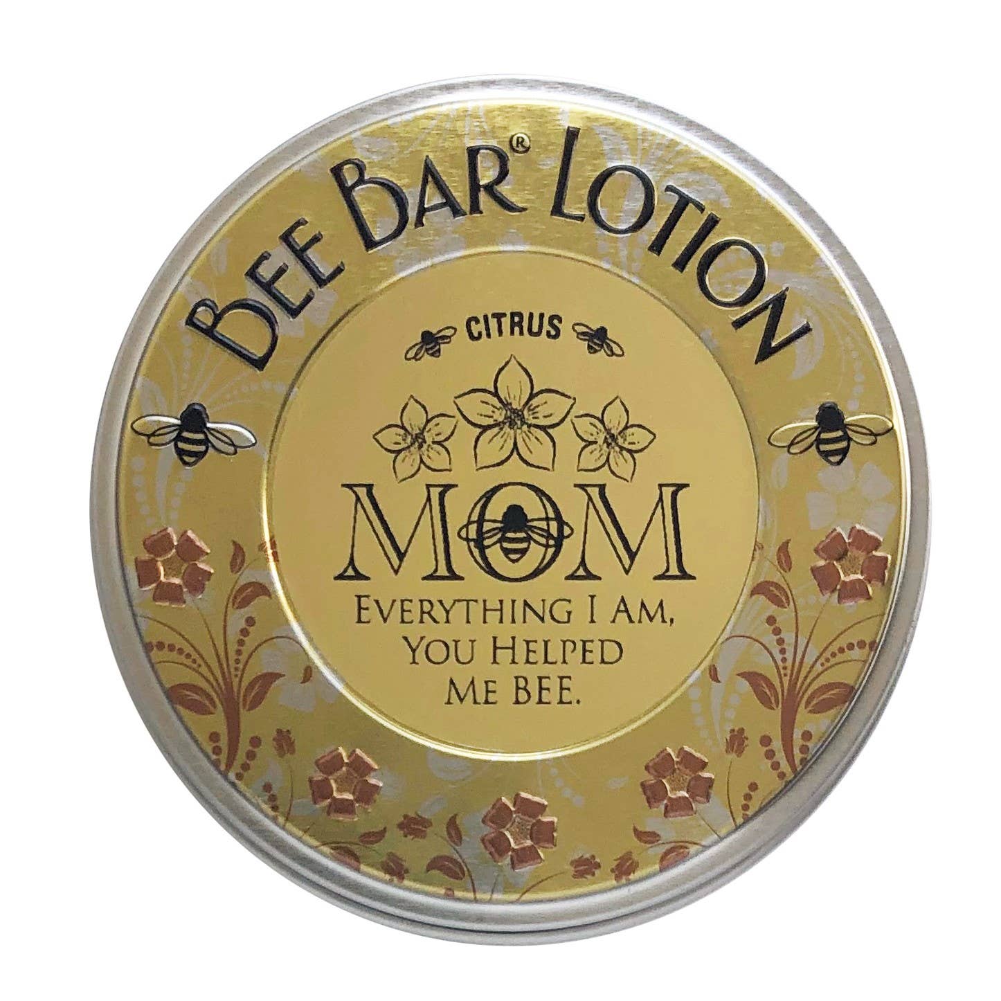 Honey House Naturals - Wholesale Solid Lotion - "Mom - Everything I Am ..." - Sentiment Bee Bar Lotion Bar2