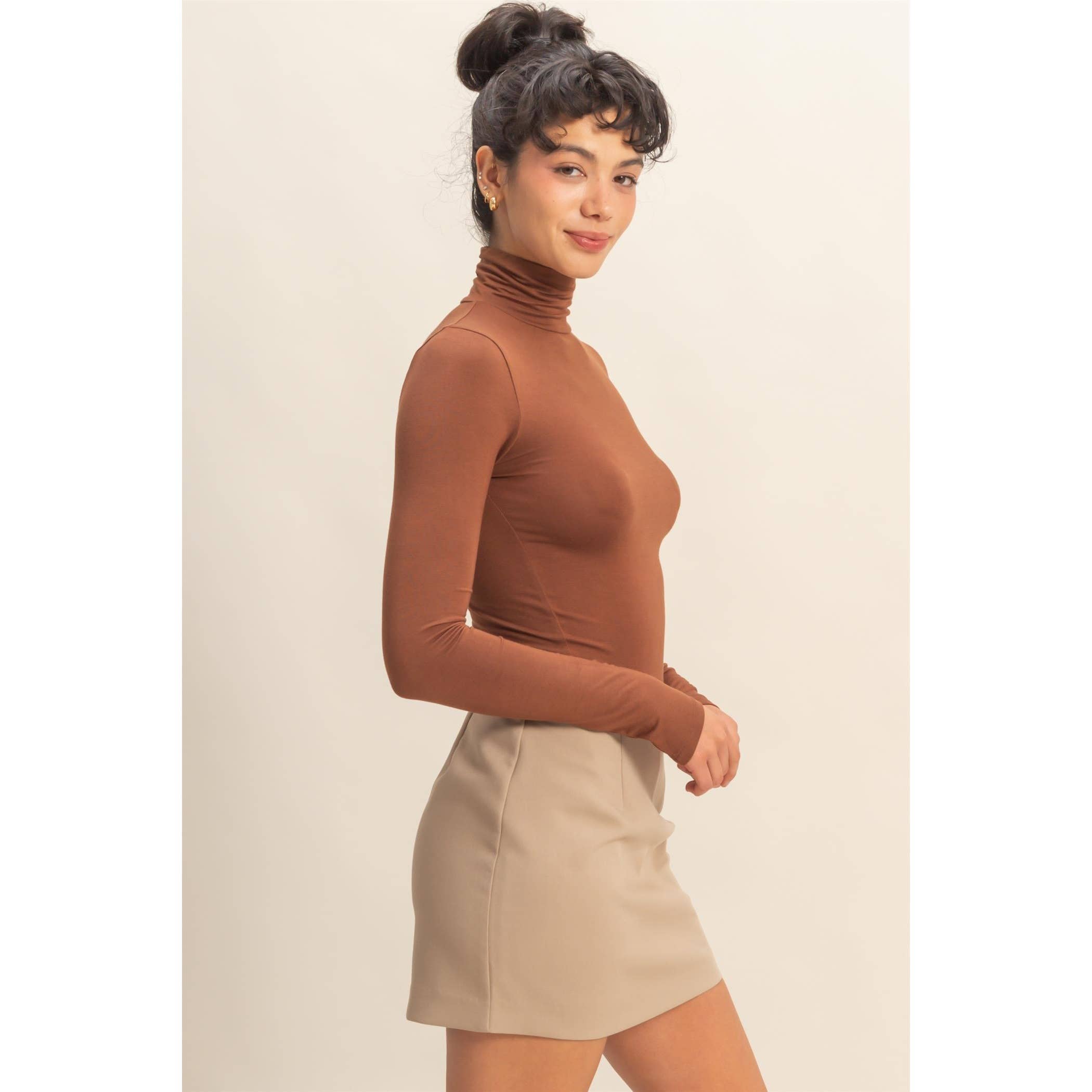 HYFVE - Wholesale Shirt - Women's - Turtleneck Long Sleeve Fitted Top27