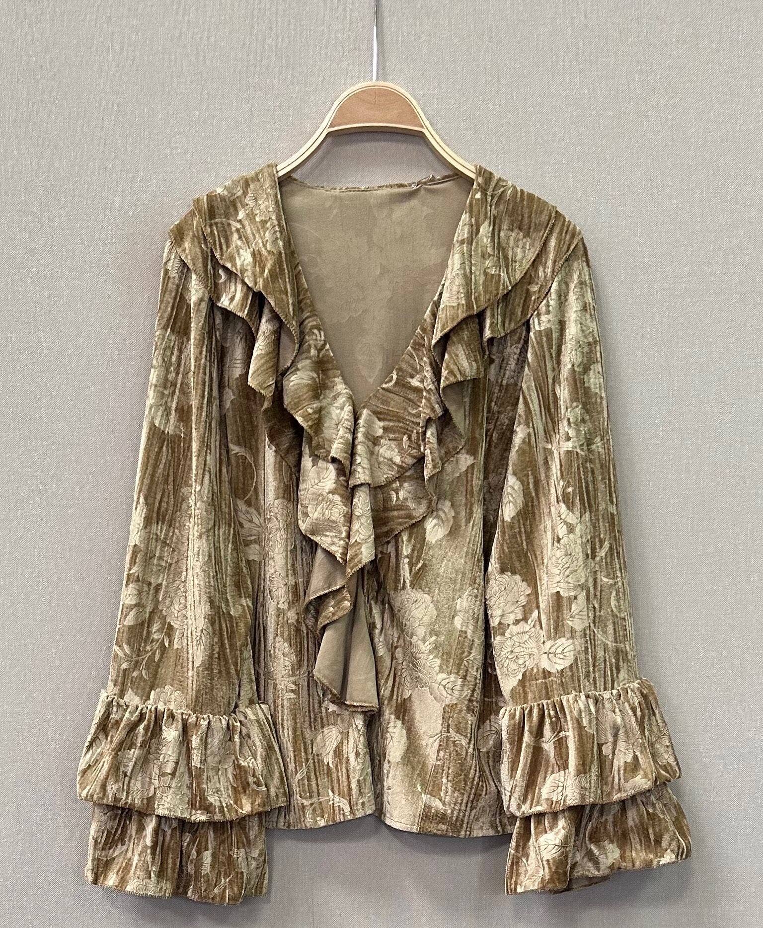 SWEET MAGIC MODA Y COMPLEMENTOS - Wholesale Blouse - Women's - V-NECK BLOUSE WITH PLEATS2