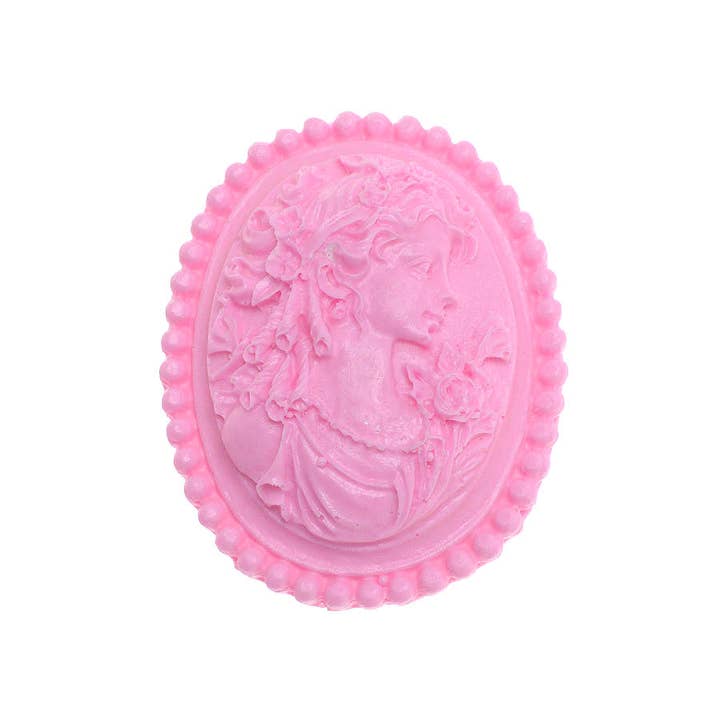 Flexarte USA - Wholesale Craft Supplies - Large Victorian Cameo Brooch Silicone Mold1