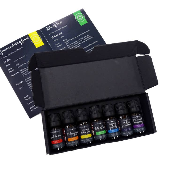 100% essential oil set - 7 bottles - incl. booklet and other Purchase Wholesale sacchetti di lavanda. Free Returns & Net 60 Terms on Faire trending on Faire.