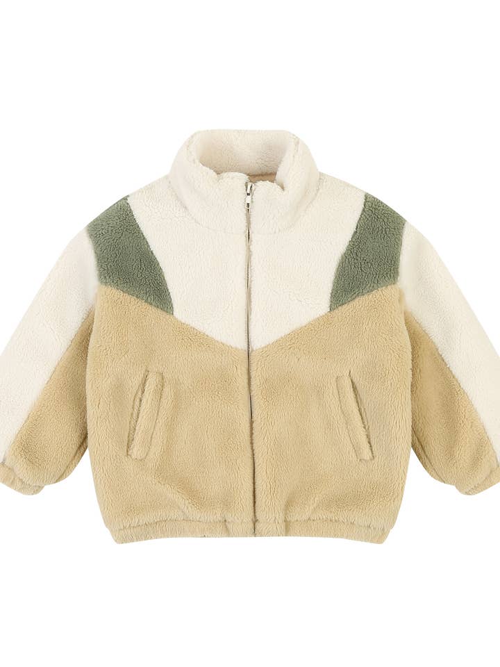 ToTo Heros - Wholesale Fleece - Kids - Color Block Fleece Jacket